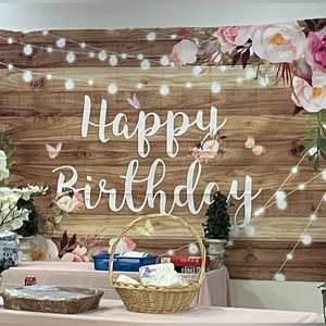 Happy Birthday backdrop